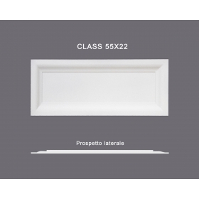 Class 55x22 - Pannello in MDF Light bianco